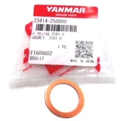 YANMAR Copper washer (Anode carrier) - GM series 2GM 3GM - 23414-250000